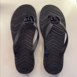 Gucci Chevron Thong Sandal